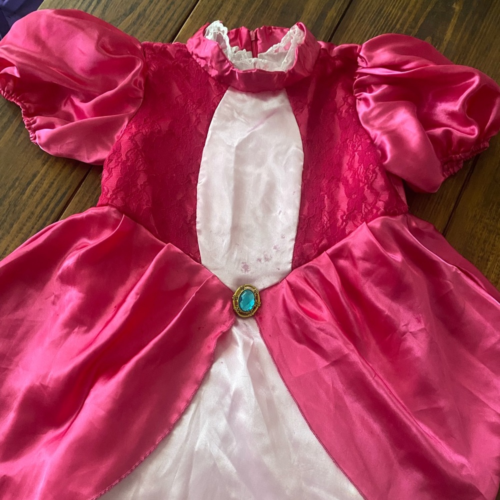 Princess peach girls costume